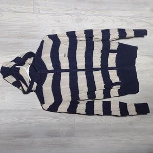 Lacoste Cable Knit Striped Hoodie!